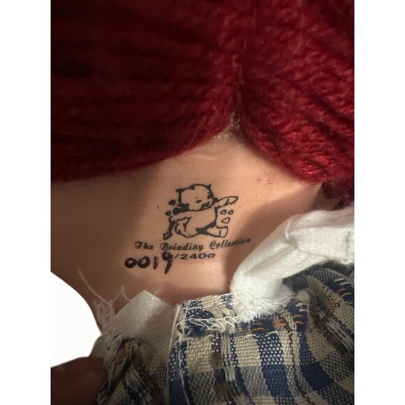 Raggedy Ann & Andy Dolls The Broadway Collection Hand-Painted Red Yarn Hair COA - Picture 6 of 10